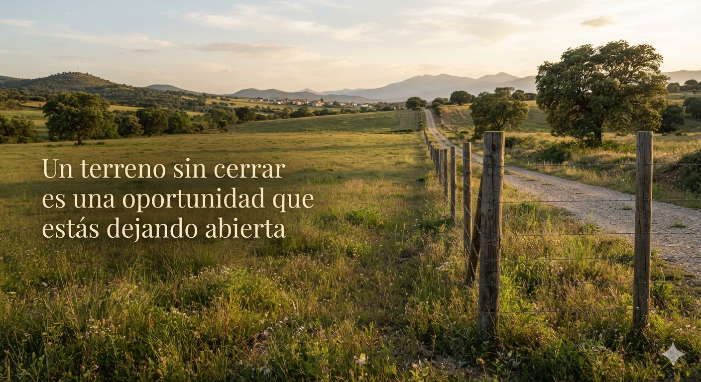 Un terreno sin cerrar es una oportunidad que estás dejando abierta